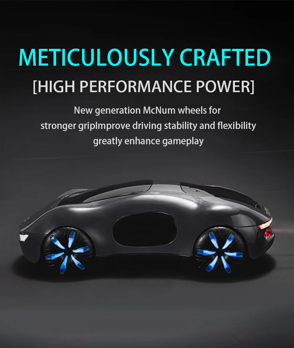 Gesture Sensor Toy Car, with Light Spray, 360 ° Rotation and Horizontal Movement, Birthday Gift Toy Car for Boys Aged 6-12