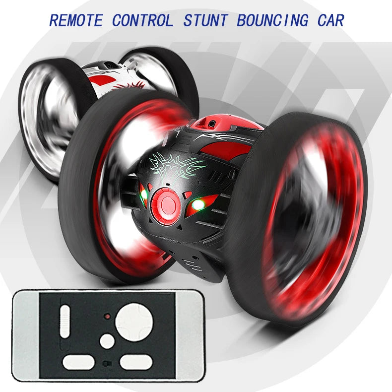 Jump Rc Stunt Car Toys for Boys Kids Girls Electric Off Road Remote Control Vehicles Children 2 To 4 3 5 6 7 8 9 Years Old Gifts