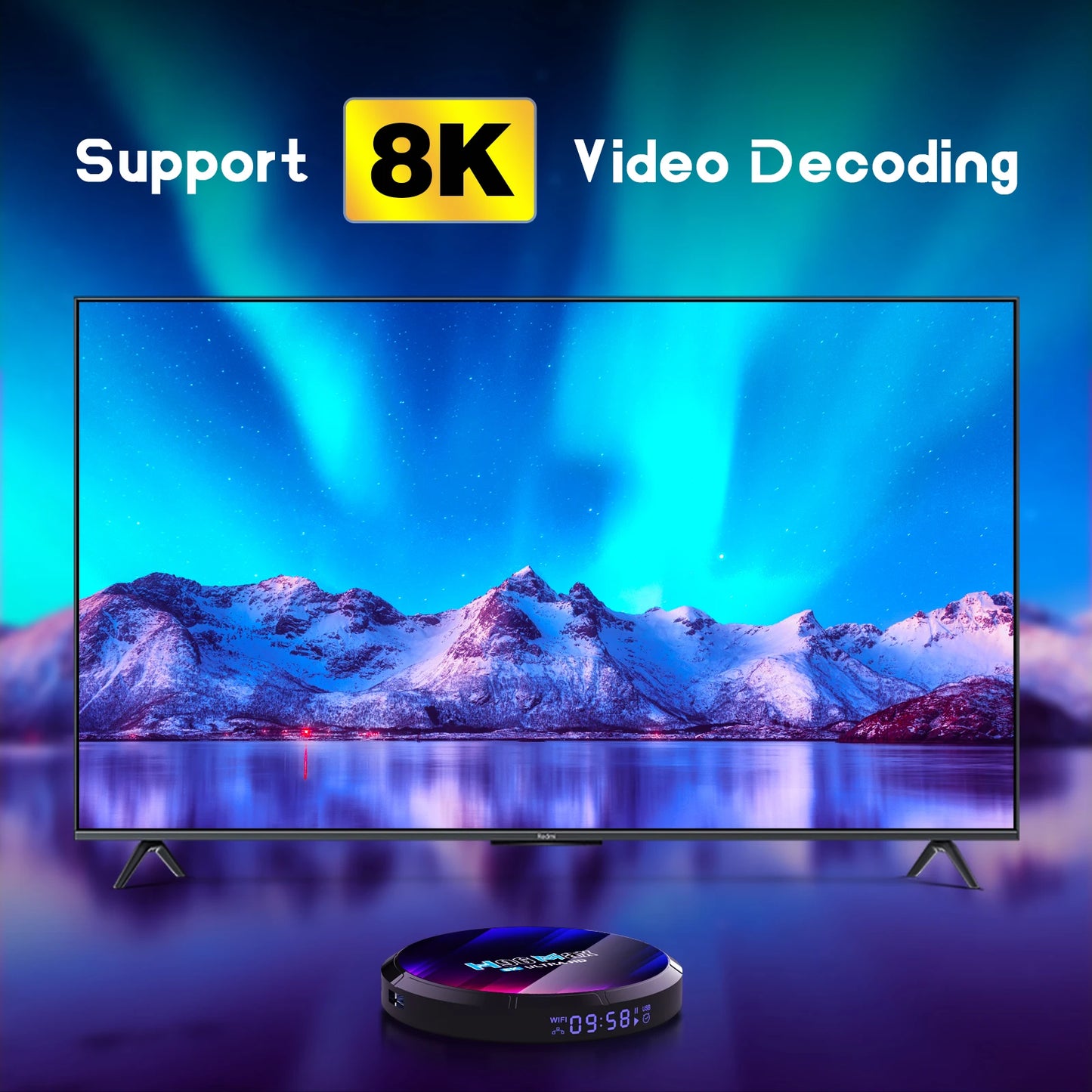 Android TV Box H96MAX RK3528 Android Box Support 2.4G/5.8G WiFi6 BT5.0 4K Video Set Top TV Box Decode And Play 8K 24Fps